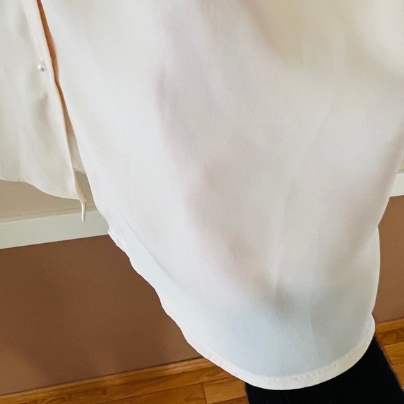 NWOT Zara Beige Button Up Blouse Size Small - Picture 9 of 11